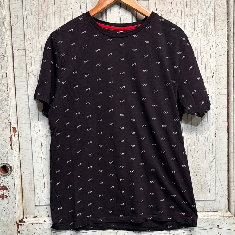 Black Patterned Men's Shirt